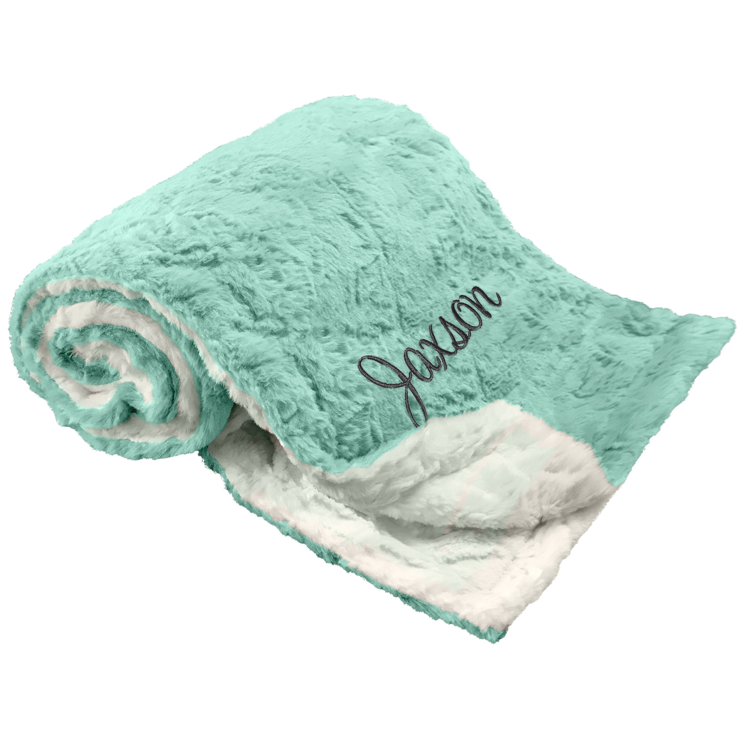 Personalised fluffy baby online blankets